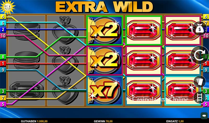 Multiplicadores en Extra Wild