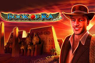 Logotipo del juego Book of Ra Deluxe