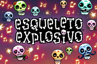 Logotipo del juego Esqueleto Explosivo